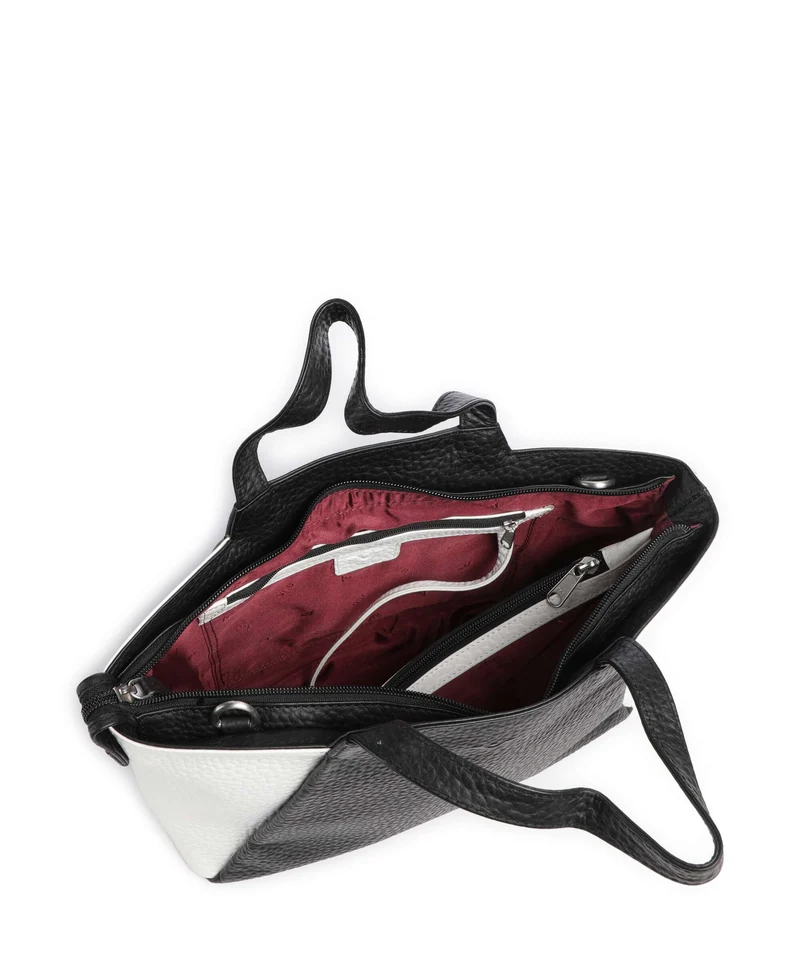 Voi Hirsch Verena Handtasche schwarz/weiss