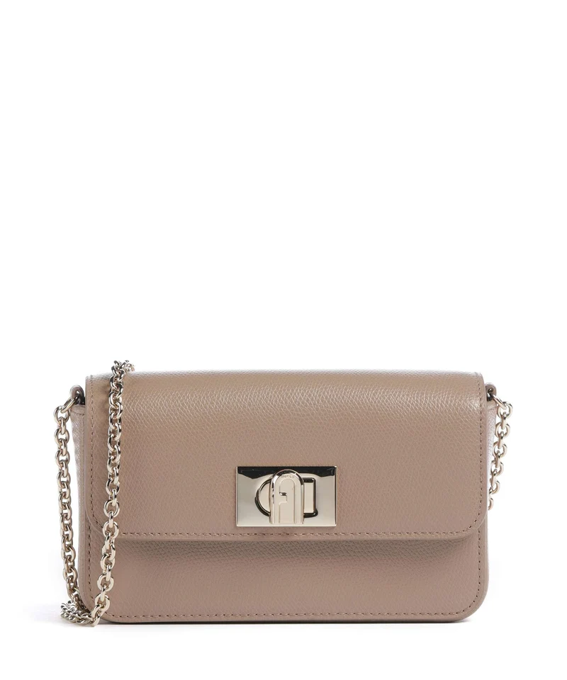 Furla 1927 Mini Umhängetasche greige