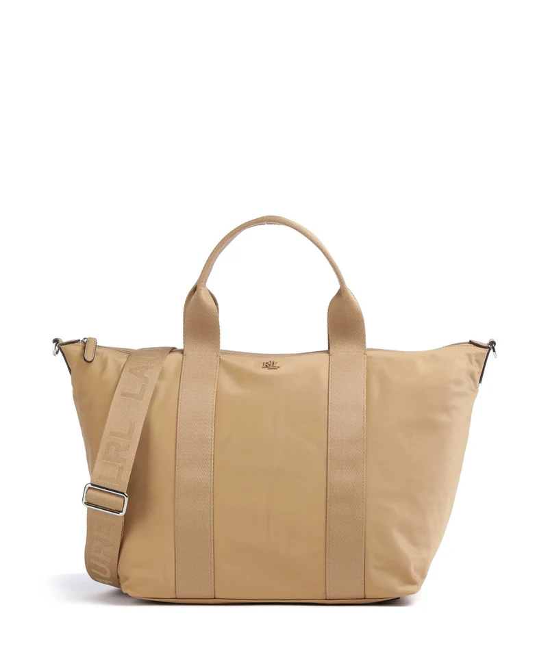 Lauren Ralph Lauren Stevie Extra Large Handtasche khaki