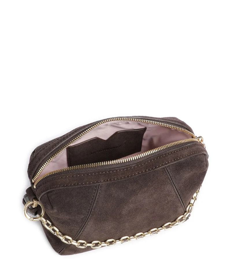 Les Visionnaires Lynn Cozy Chain Umhängetasche dark brown