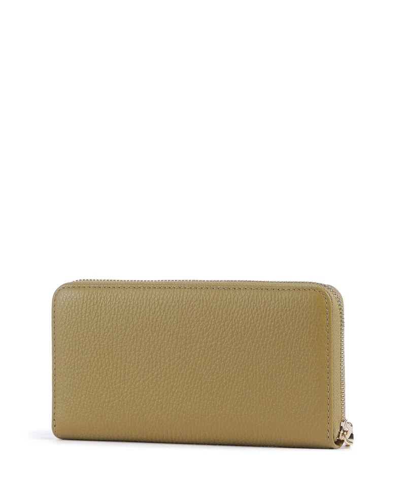 Coccinelle Metallic Soft Geldbörse seagrass