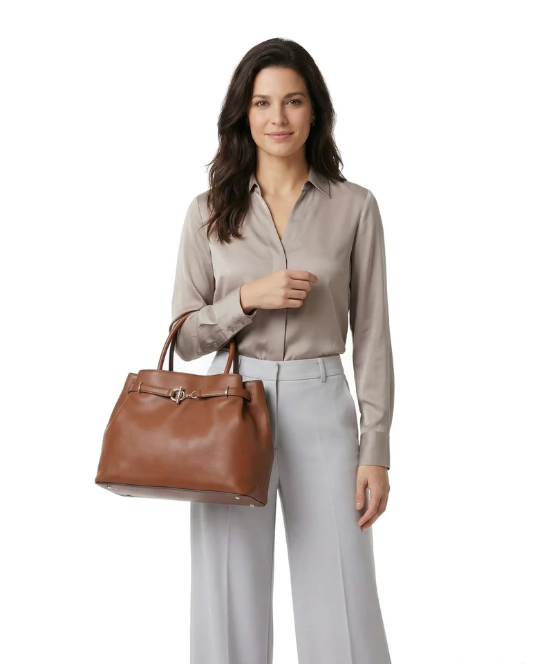 Lauren Ralph Lauren Blaike Large Handtasche lauren tan