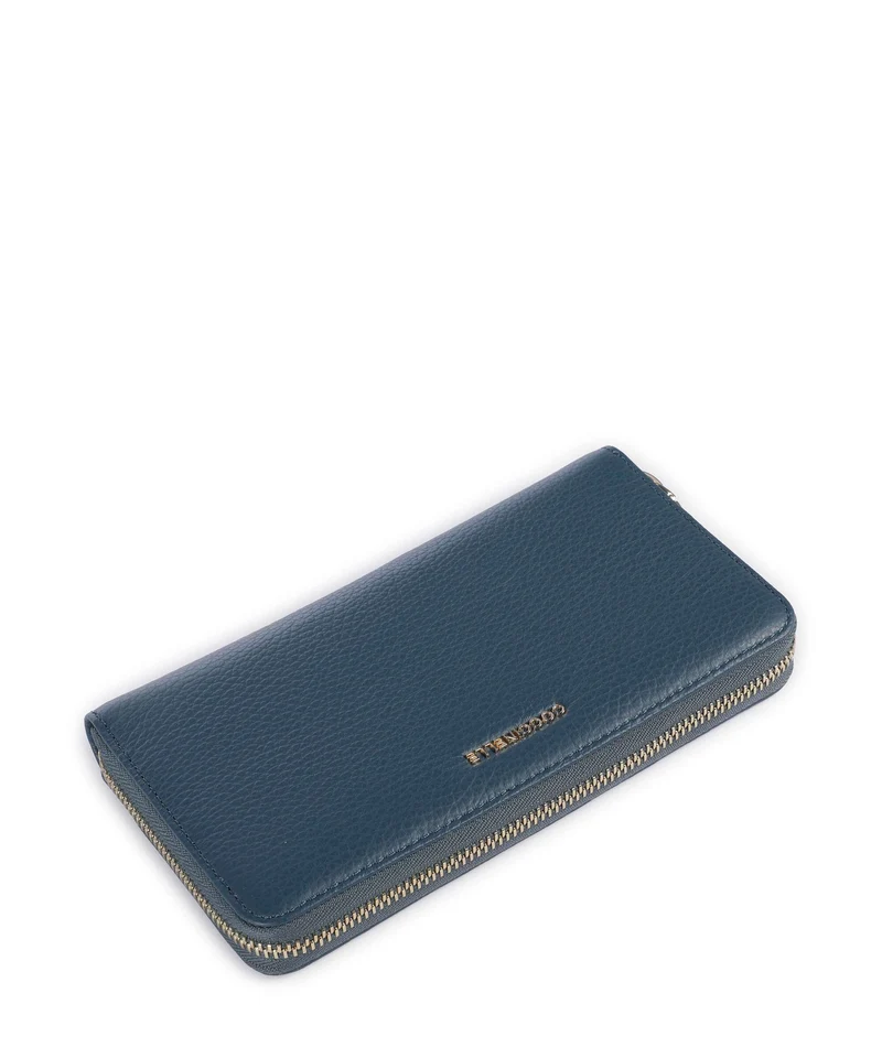 Coccinelle Metallic Soft Geldbörse deep blue
