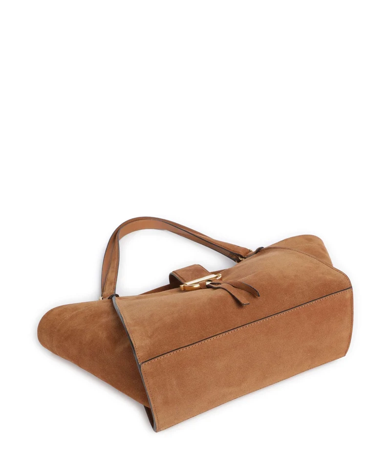 Abro Suede Temi Shopper cuoio