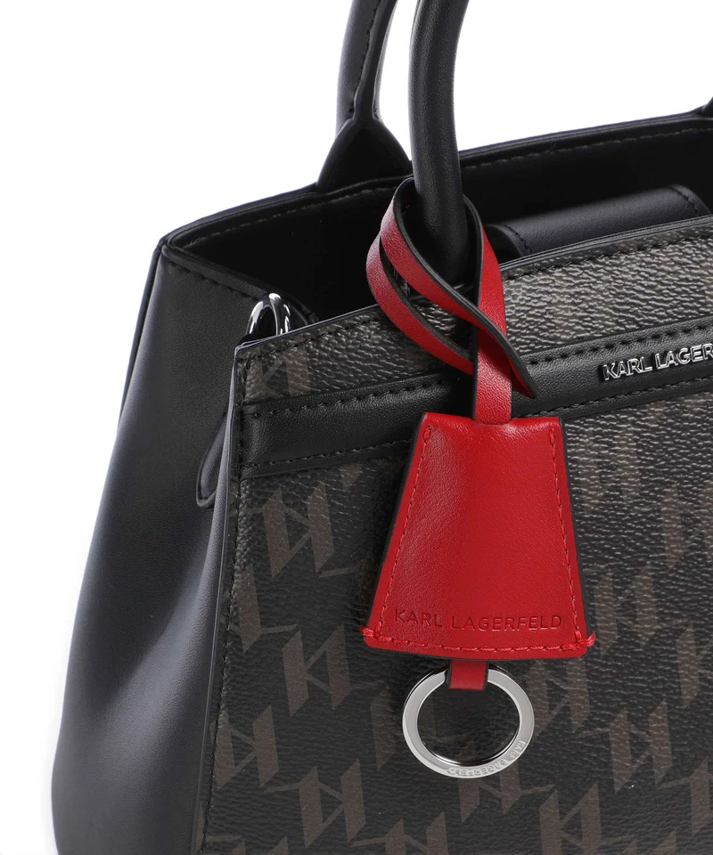 Karl Lagerfeld Ikon Monogram Handtasche brown/kl mono