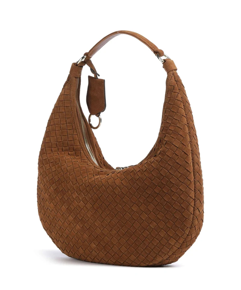 Abro Suede Nana Small Beuteltasche cuoio