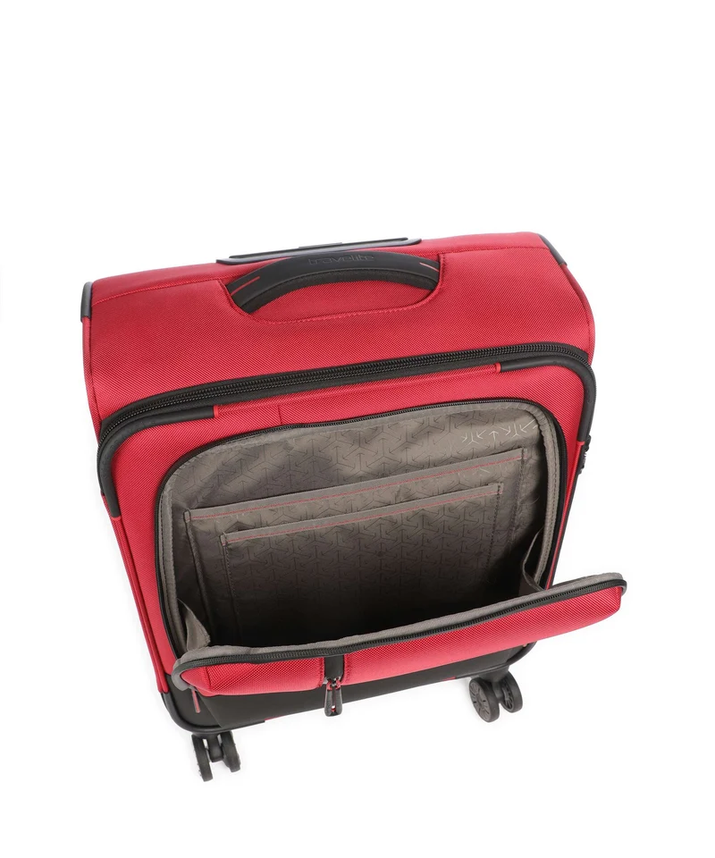Travelite Crosslite 5.0 4-Rollen Trolley red