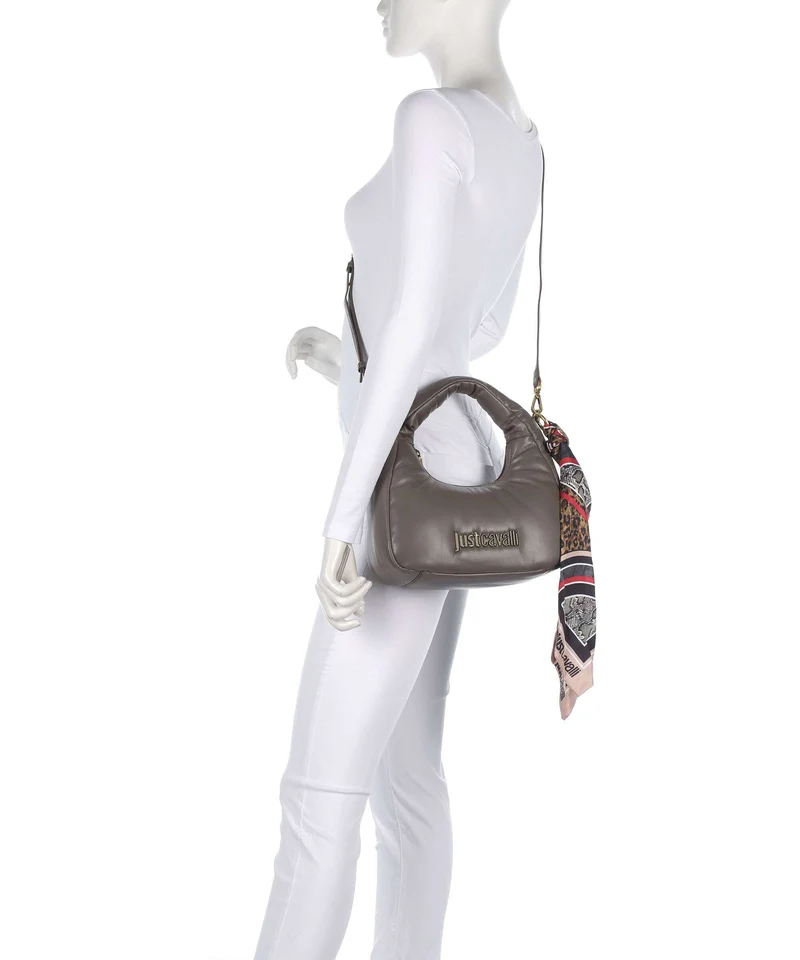 Just Cavalli Puffy Foulard Handtasche taupe