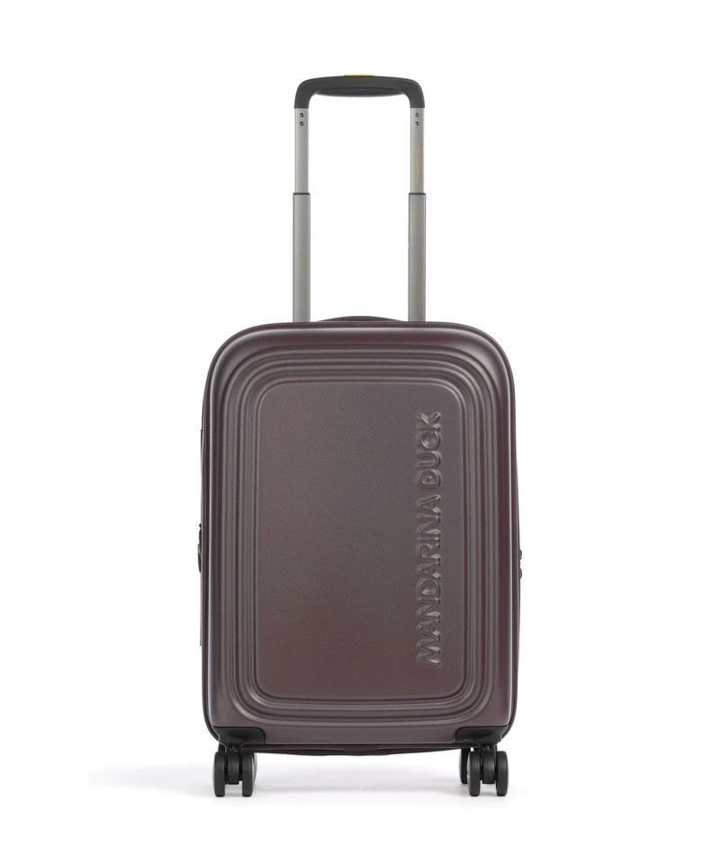 Mandarina Duck Logoduck+ 4-Rollen Trolley choco ice