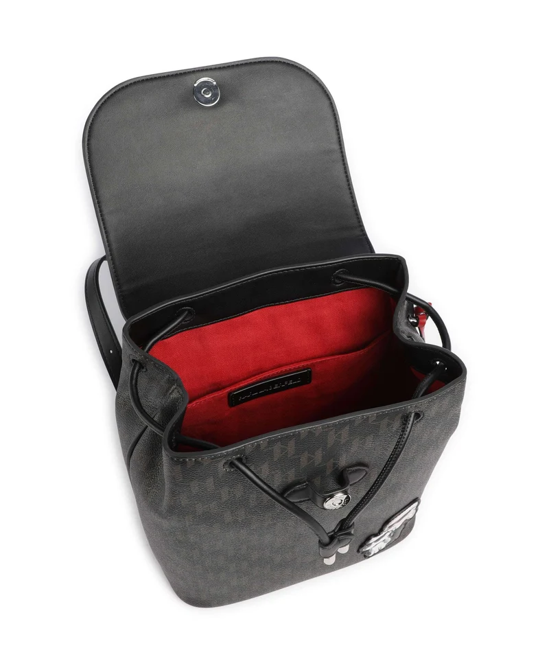Karl Lagerfeld Ikon Monogram Small Rucksack brown/kl mono