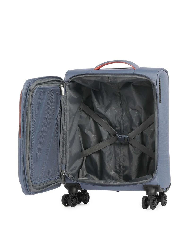 American Tourister Cloudrider S 4-Rollen Trolley stone blue
