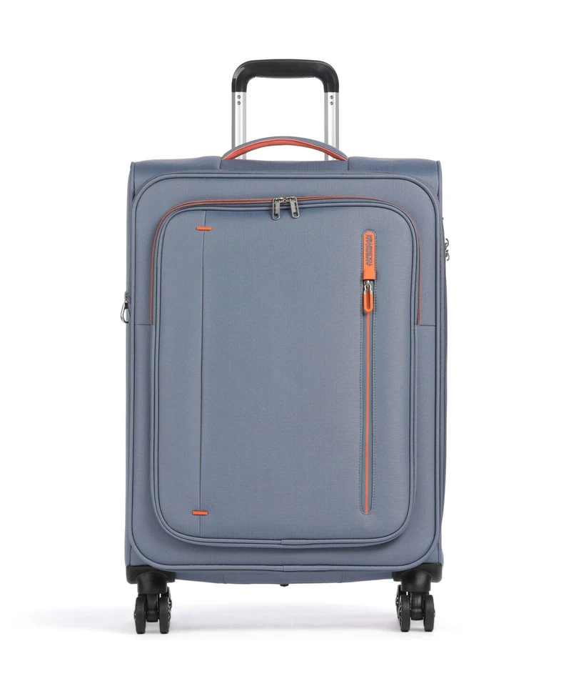 American Tourister Cloudrider M 4-Rollen Trolley stone blue