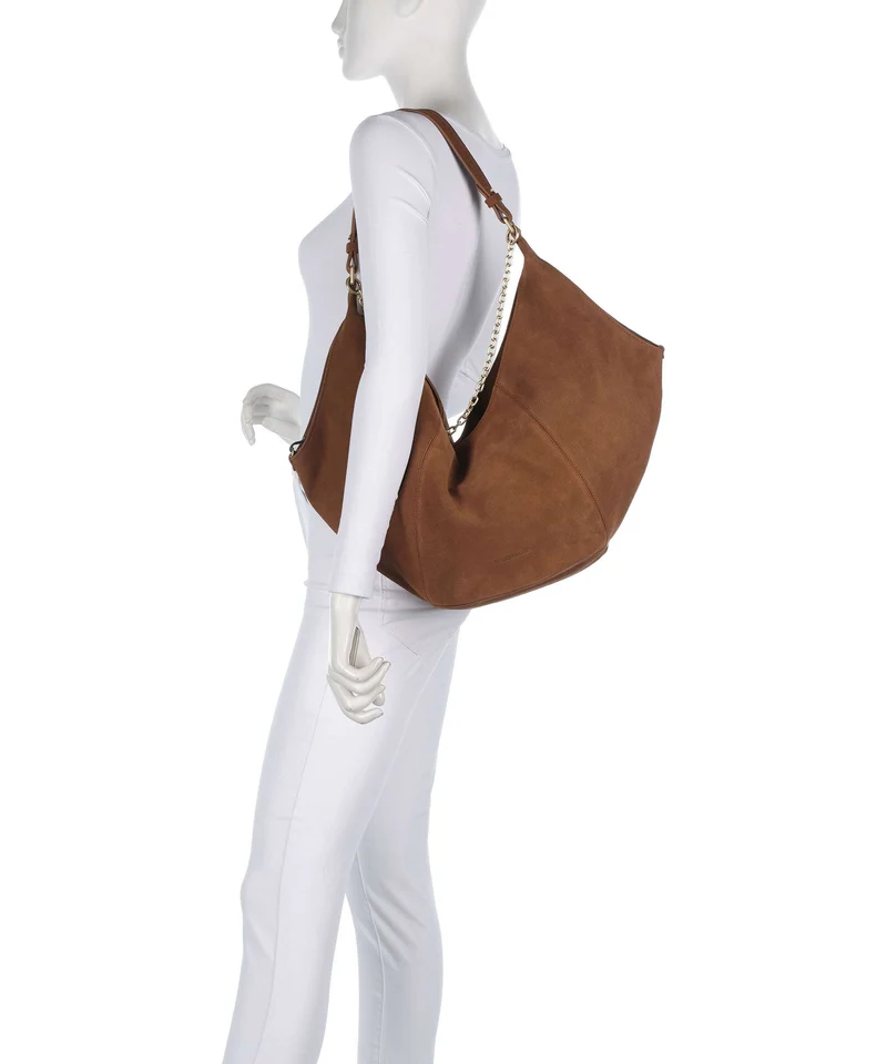 Les Visionnaires Amelie Cozy Chain Beuteltasche cognac