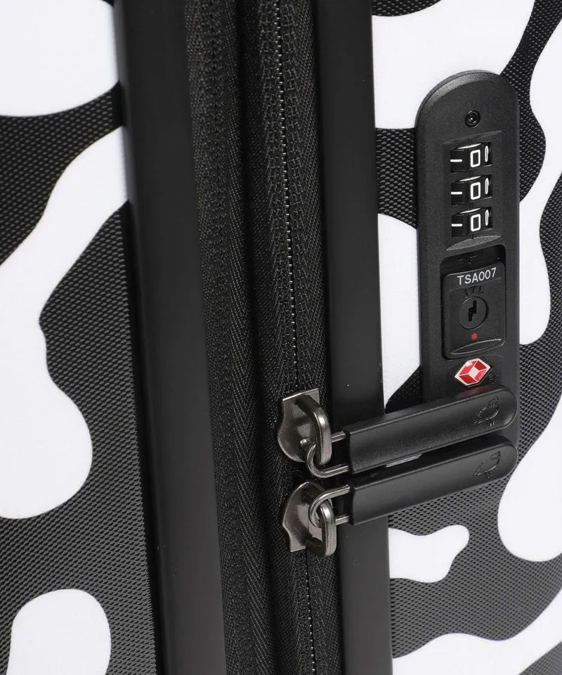Mandarina Duck Logoduck+ Moire 4-Rollen Trolley moire