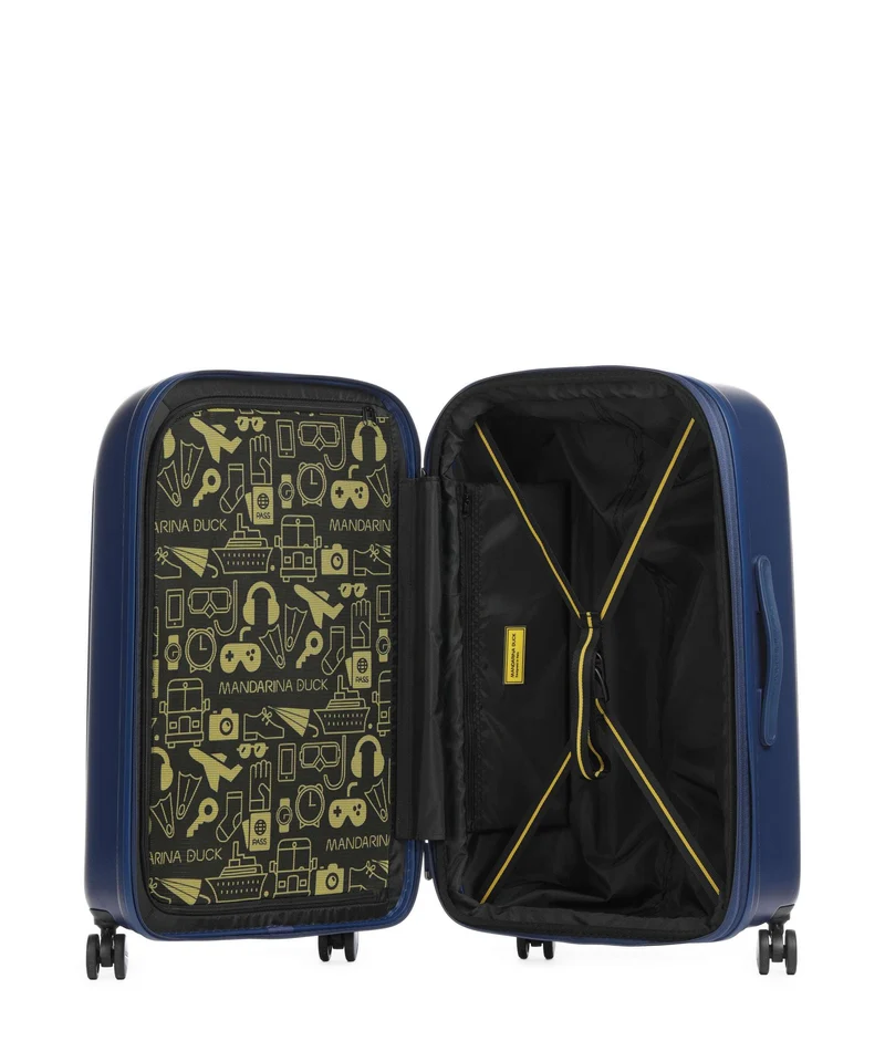 Mandarina Duck Logoduck+ 4-Rollen Trolley deep blue