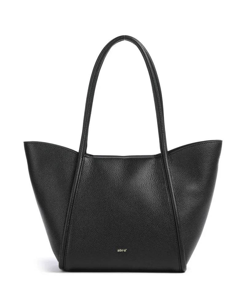 Abro Agave Willow Small Shopper black/gold