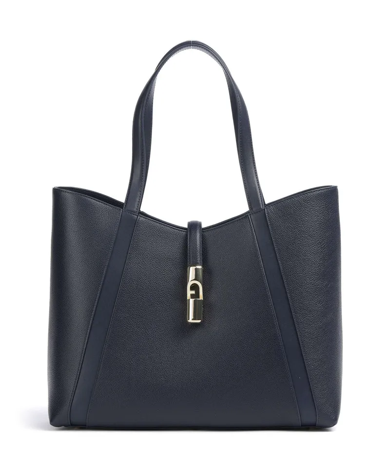 Furla Goccia L Shopper ink blue