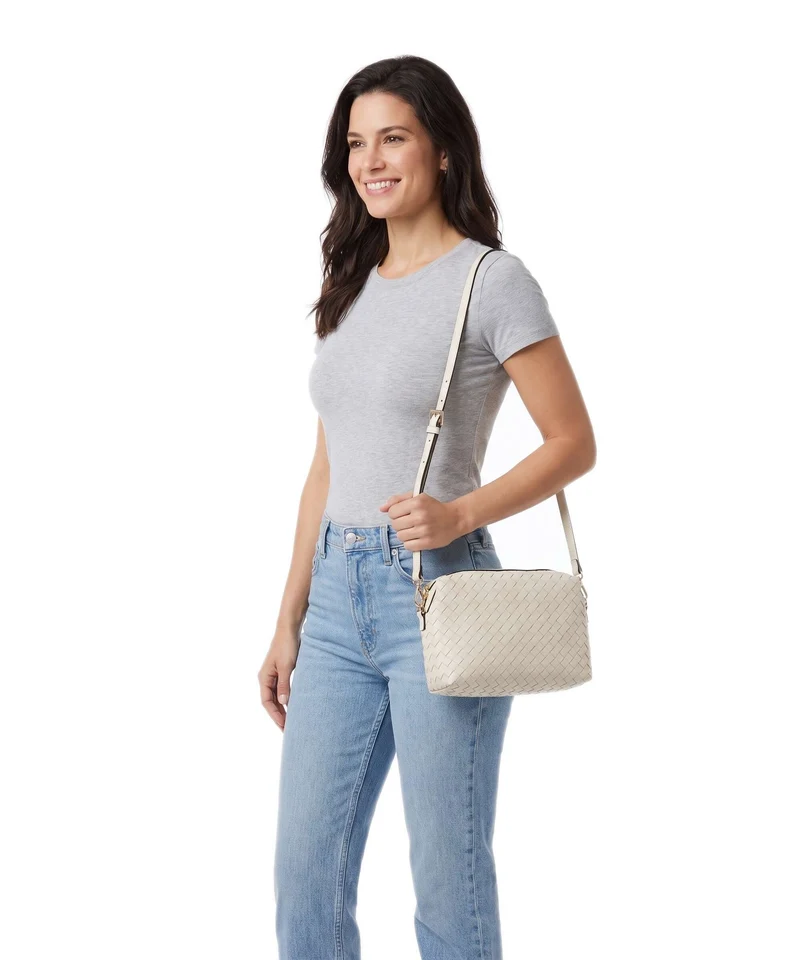 Abro Piuma Kaia Umhängetasche beige