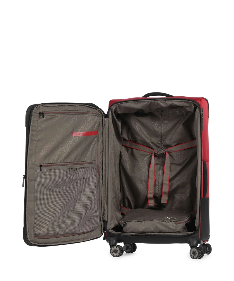 Travelite Crosslite 5.0 4-Rollen Trolley red