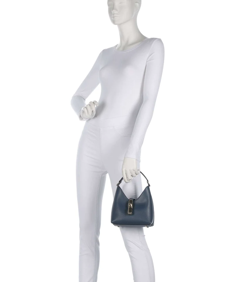 Furla Iride Mini Umhängetasche grigio blu