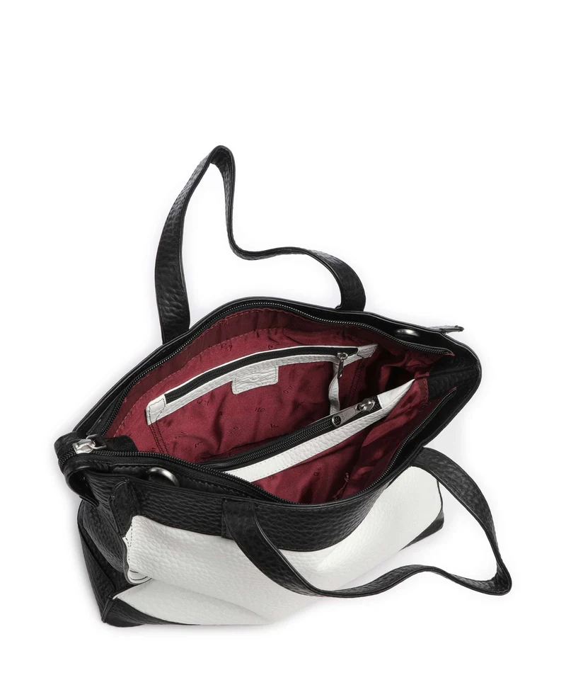 Voi Hirsch Jessi Handtasche schwarz/weiss