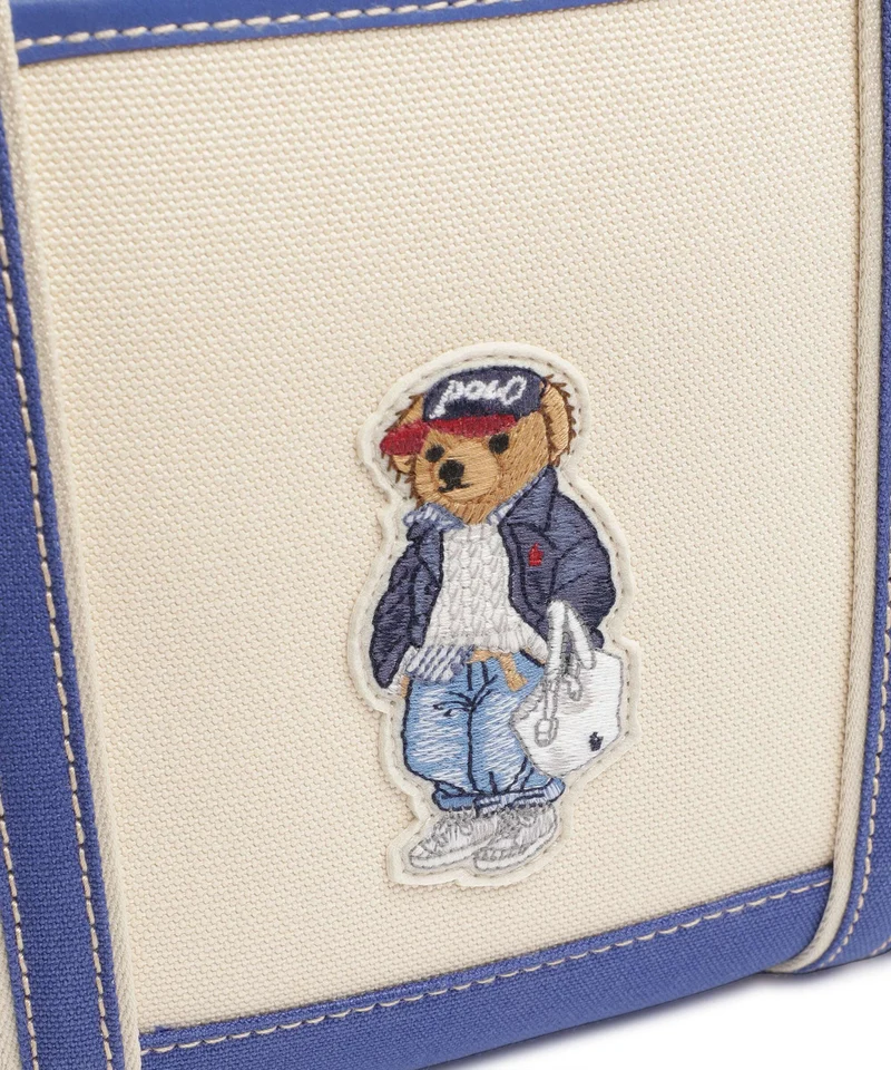 Polo Ralph Lauren Bear Spring Shopper ecru/ indigo sky