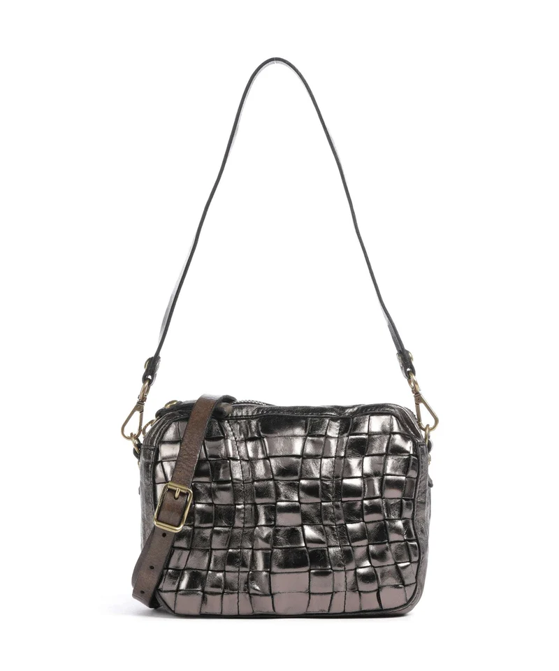 Campomaggi Schultertasche lead grey