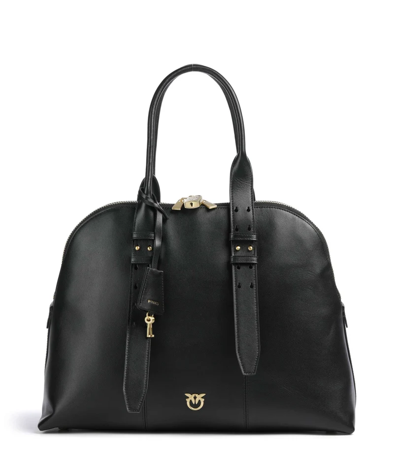 Pinko Handtasche nero limousine/matt gold