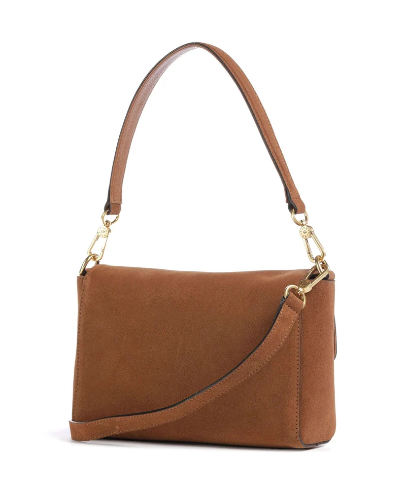 Abro Suede Temi Schultertasche cuoio