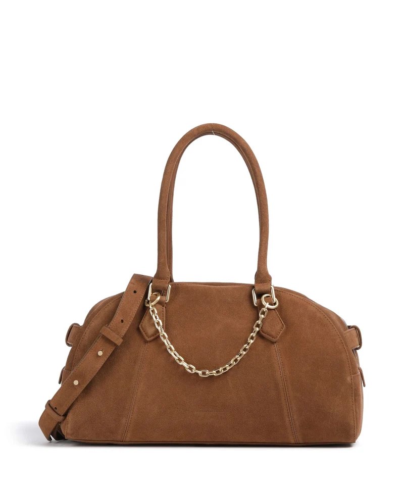 Les Visionnaires Odette Cozy Chain Handtasche cognac