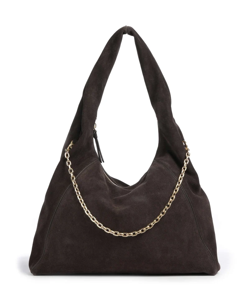 Les Visionnaires Jade Cozy Chain Beuteltasche dark brown