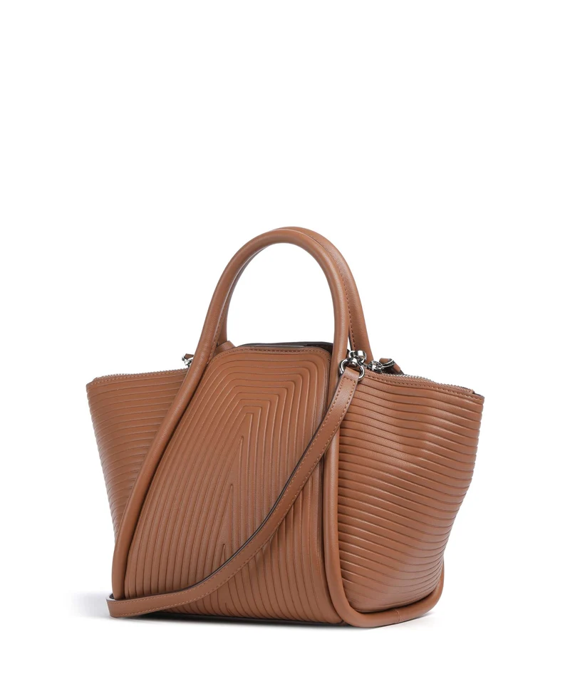 Karl Lagerfeld K/Wellen Small Handtasche dark tan