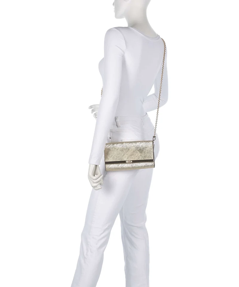 Michael Kors Mona Large Umhängetasche pale gold