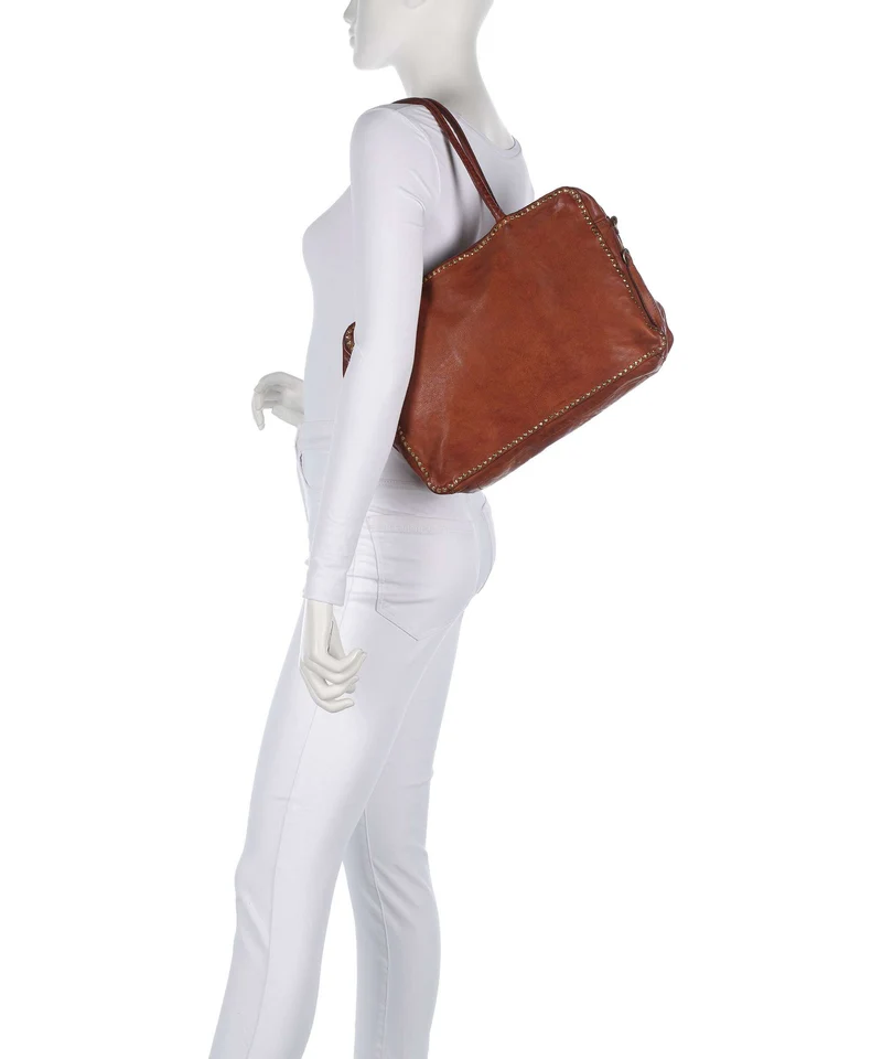 Campomaggi Schultertasche cognac