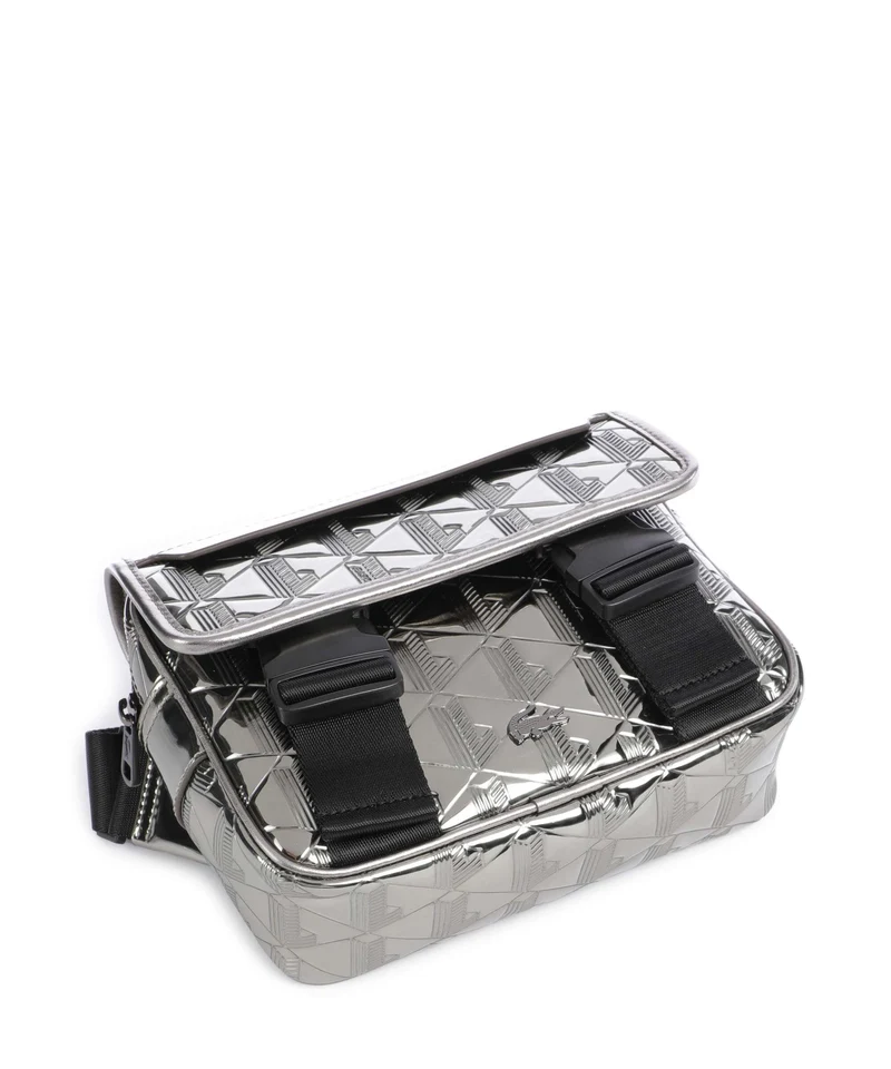 Lacoste Holiday Umhängetasche silver/black