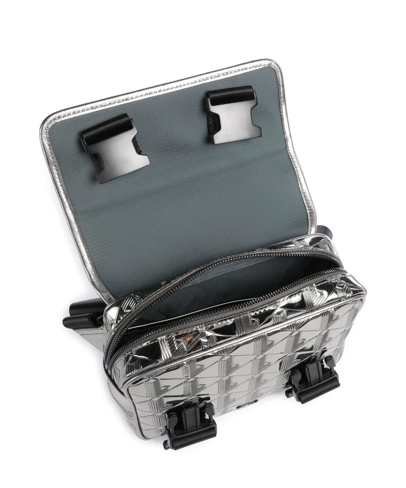Lacoste Holiday Umhängetasche silver/black