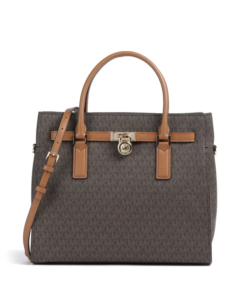 Michael Kors Hamilton Moderne Large Handtasche brown/acorn