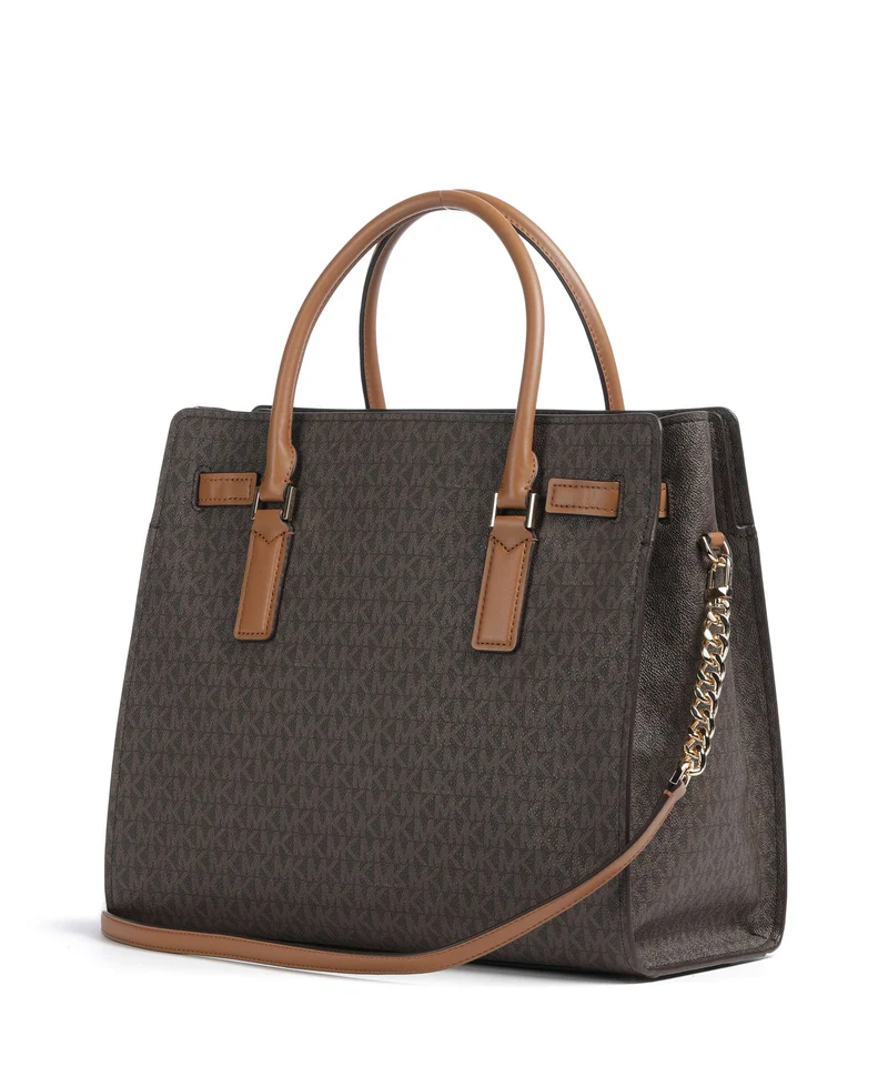 Michael Kors Hamilton Moderne Large Handtasche brown/acorn