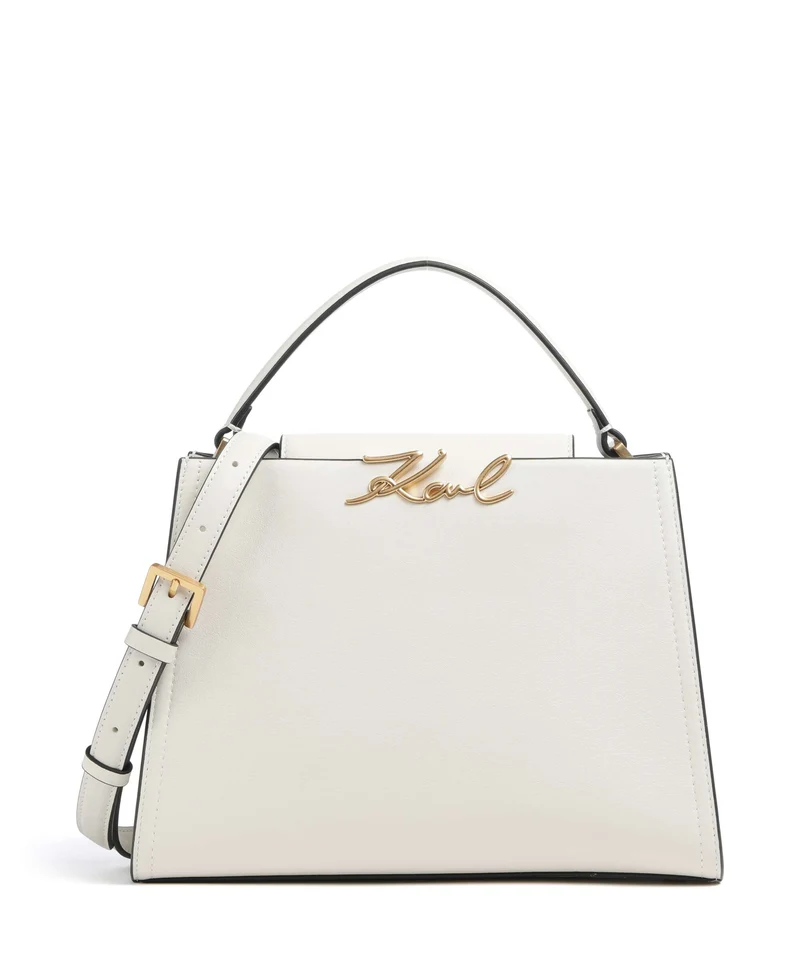 Karl Lagerfeld K/Signature Medium Handtasche off white