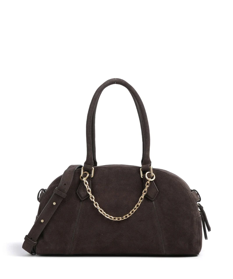 Les Visionnaires Odette Cozy Chain Handtasche dark brown
