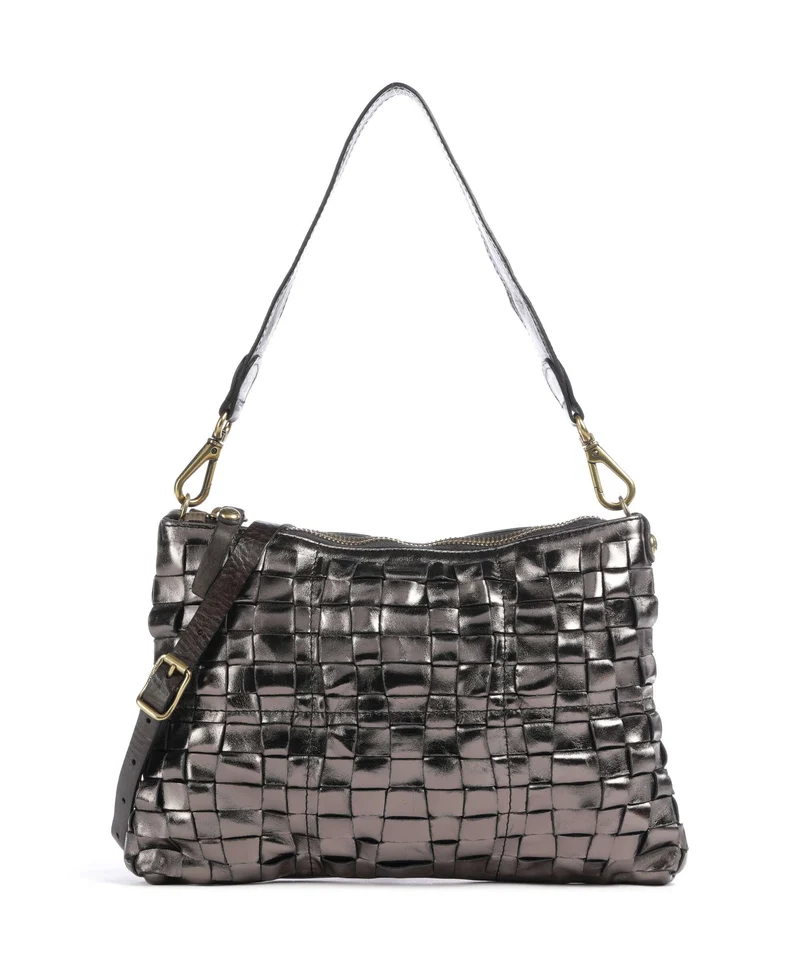 Campomaggi Schultertasche lead grey