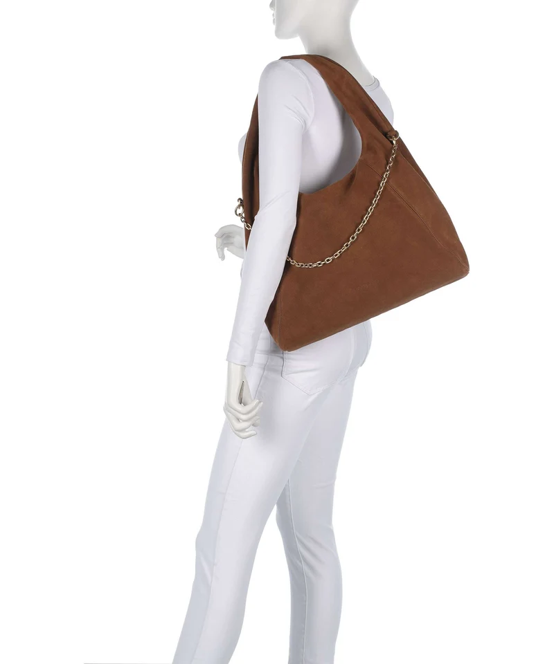 Les Visionnaires Jade Cozy Chain Beuteltasche cognac