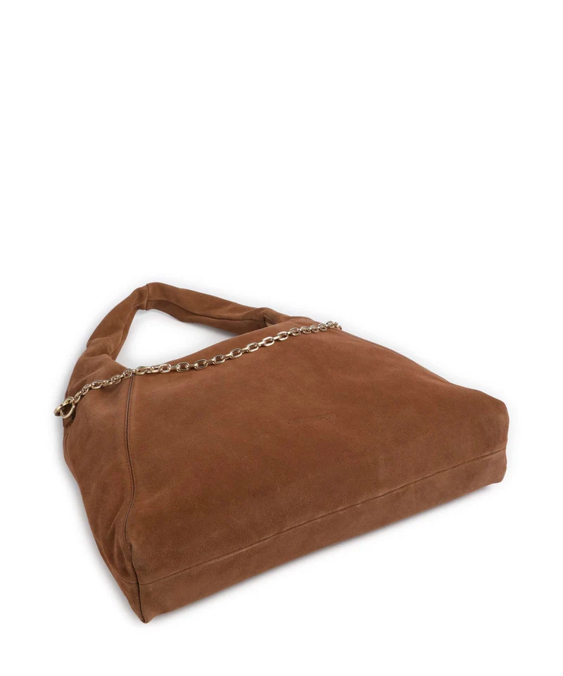 Les Visionnaires Jade Cozy Chain Beuteltasche cognac