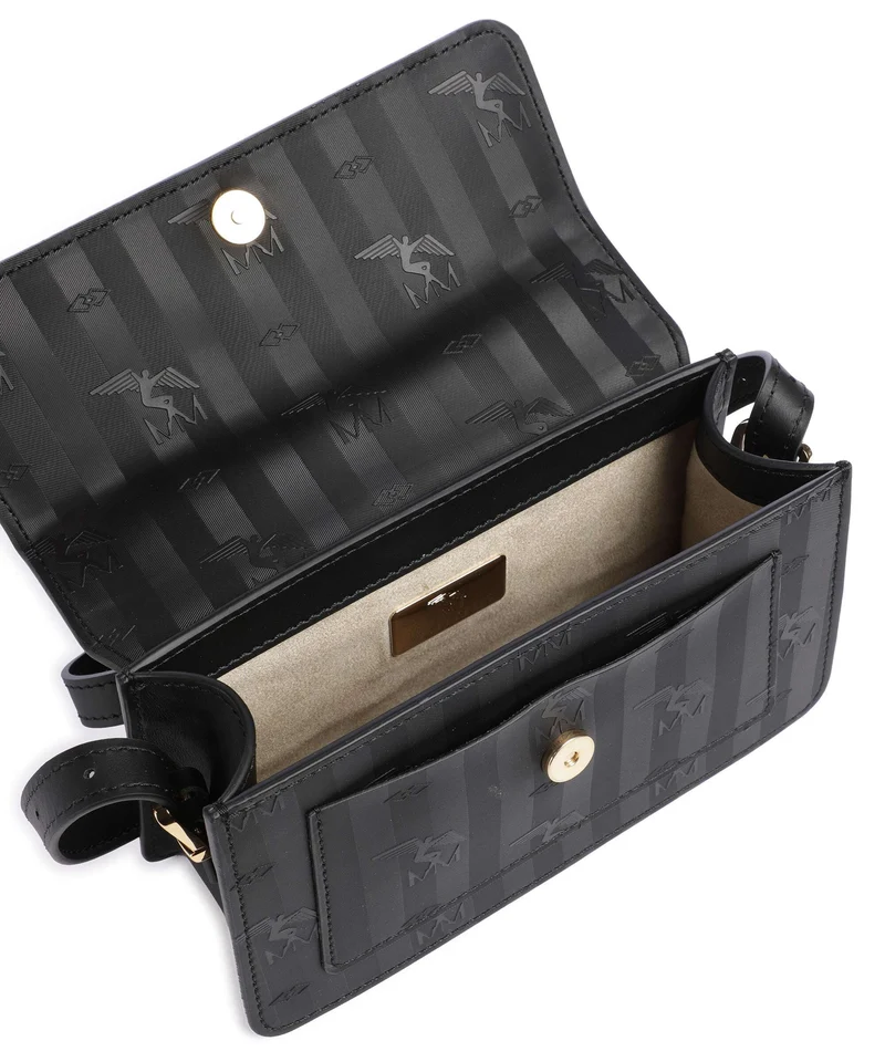 Maison Mollerus Vinerus Egg Umhängetasche classic schwarz