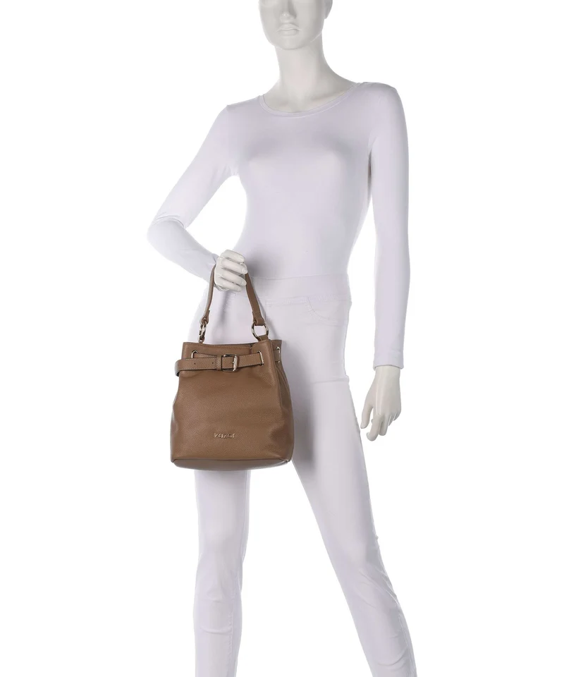 Kazar Salve Bucket Handtasche light brown