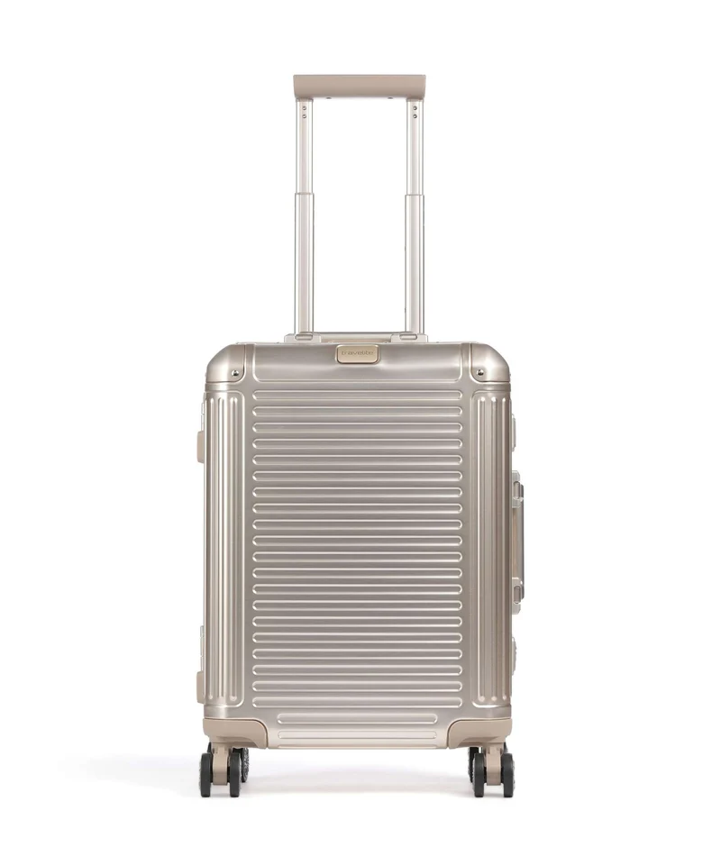 Travelite Next 2.0 4-Rollen Trolley champagne