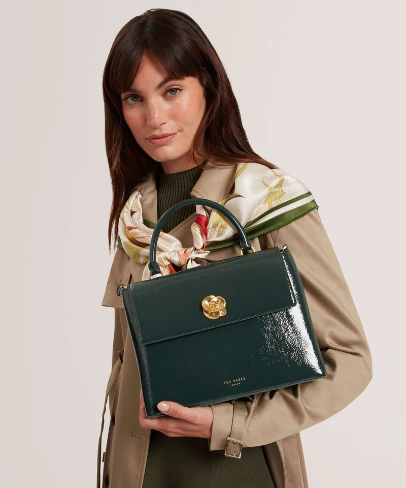 Ted Baker Rosenau Handtasche dark green