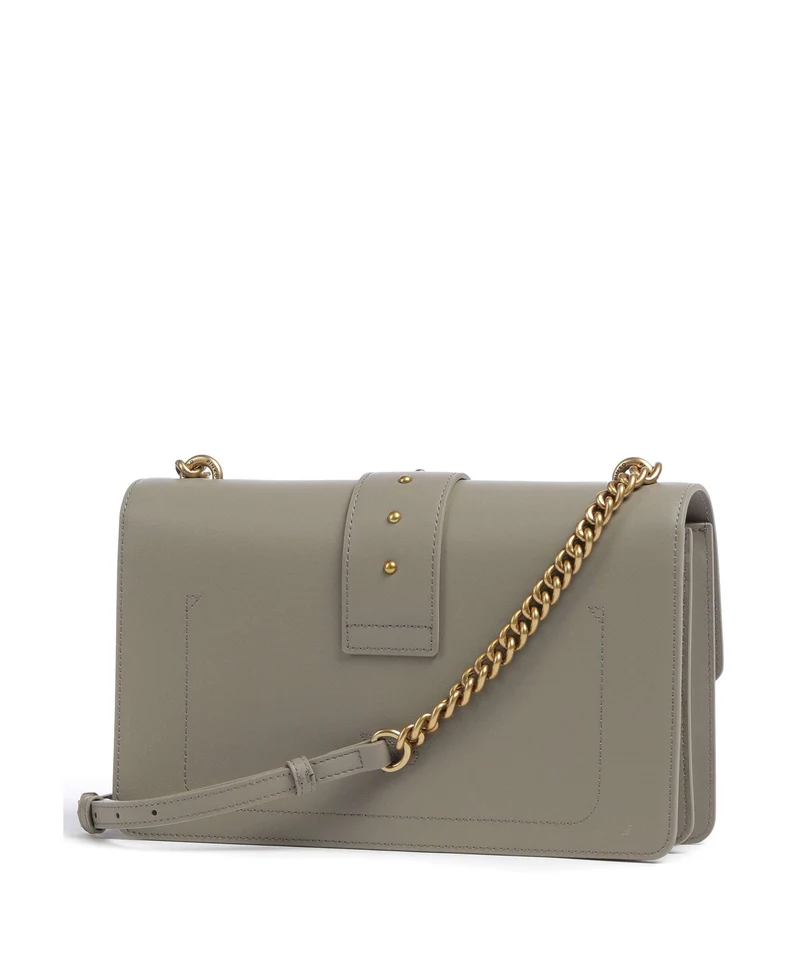 Pinko Love One Classic Umhängetasche noce/antique gold
