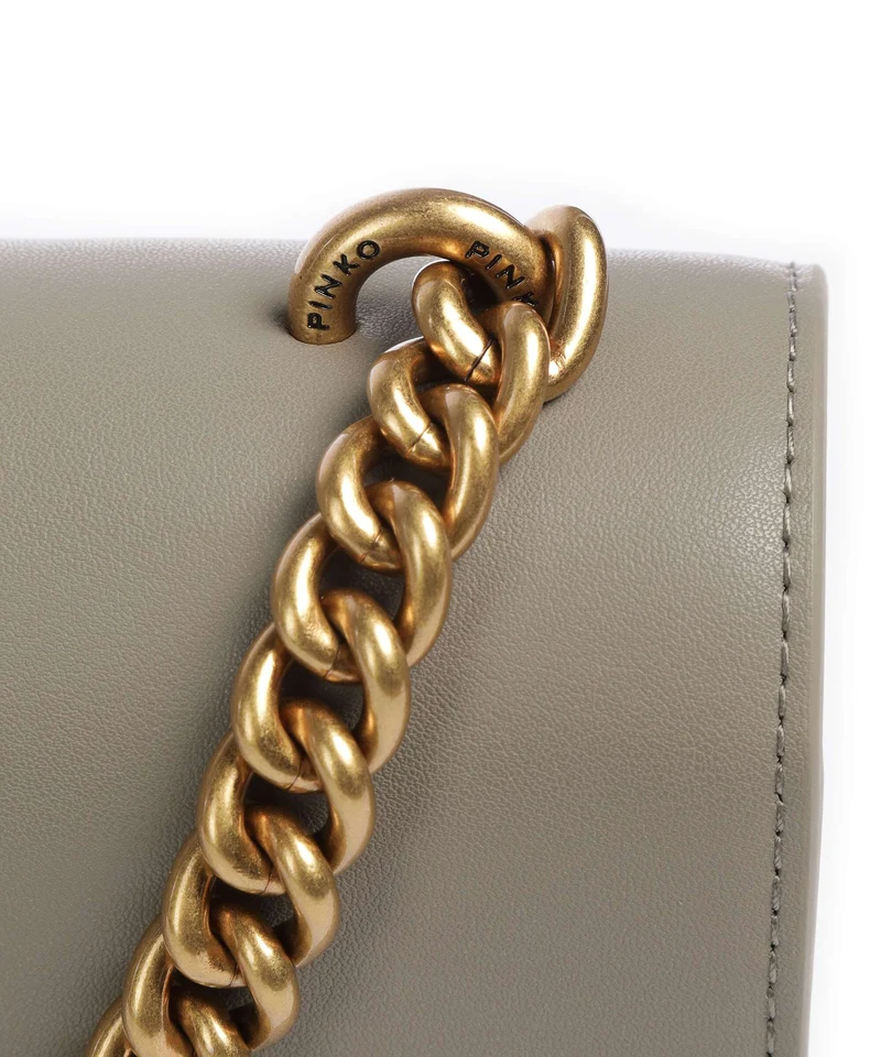 Pinko Love One Classic Umhängetasche noce/antique gold
