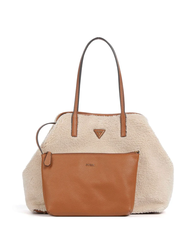 Guess Victtoria Large Shopper natural/cognac